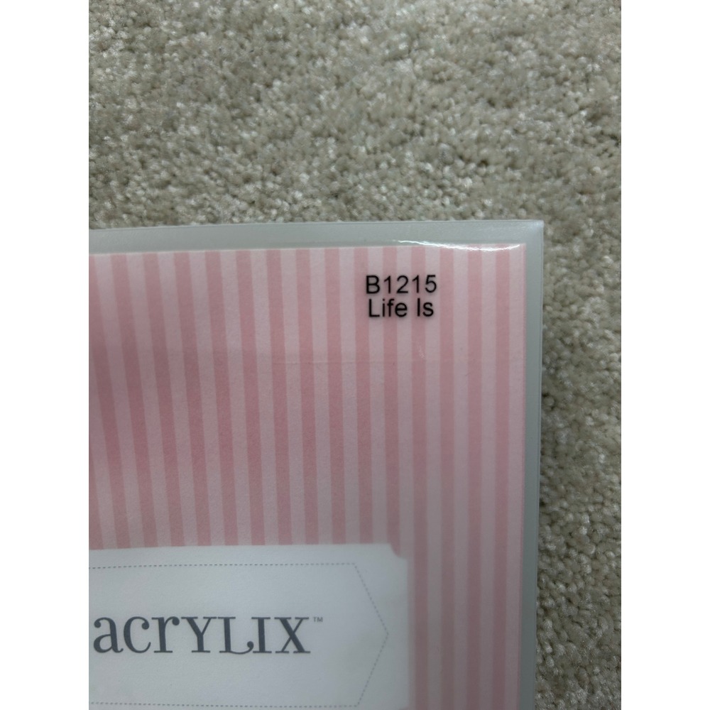 Close To My Heart Life Is B1215 My Acrylix Clear Stamps Quotes Scrapbooking